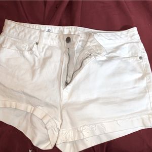 White shorts